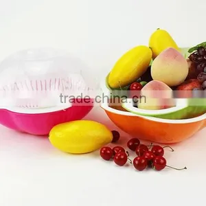 Certification Passed Plastic Fruit Basket Strainer With Net Cover thumbnail-2