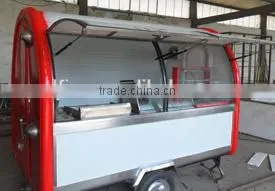 Mobile Hand Push Food Cart Price for Sale thumbnail-2
