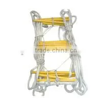 High Quality Insulating Rope Ladder, Climbing Wire Rope Ladder thumbnail-1