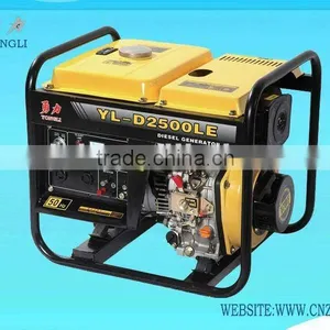 2kw 100% Copper Wire Diesel Generator Set YL-D2500LE thumbnail-1