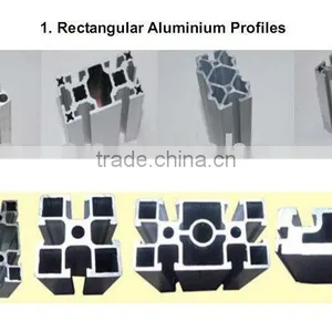 Aluminium Profile Hollow for Industrial Profile 6063 6005 thumbnail-1