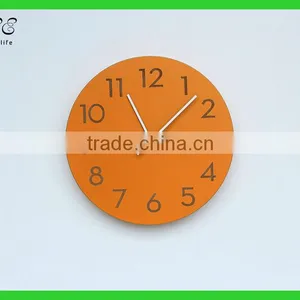 Round Wooden Wall Clock Decorative Wooden Wall Clock thumbnail-2