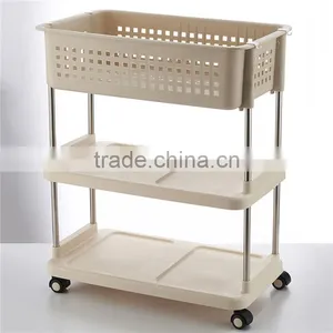 Household Storage 2 Tier Basket for Closet Office Garage Kitchen and Bathroom thumbnail-3
