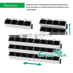 Hydro Plastic Vertical Garden Wall Planter,Hydroponic Green Wall Planter,Modular Green Wall Planter thumbnail-1