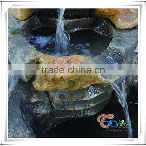 High Quality Artificial Natural Stone Garden Fountains Waterfall thumbnail-3
