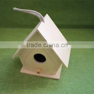 Cheap Small Wooden Bird Houses Arts and Crafts Bird House Wicker Bird Houses With Paulownia thumbnail-4