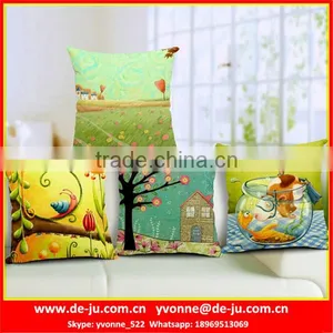Rural Flowers Birds Indian Covers Cushion thumbnail-1