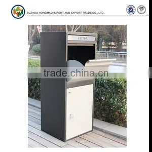 Outdoor Anti-theft Waterproof Galvanized Steel Household Mailbox Parcel Mailbox thumbnail-1
