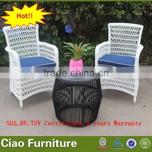 Outdoor Terrace Coffee Furniture Garden Table and Chairs thumbnail-1