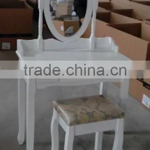 K/D Wood Dressing Table Sets / Bedroom Dressing Table With Mirror thumbnail-1
