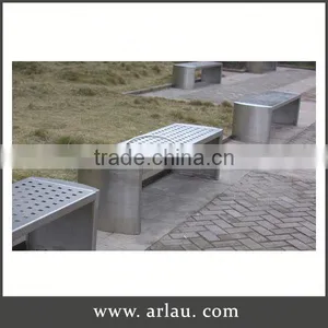 Arlau Cast Aluminum Outdoor Patio Furniture,Custom Cast Iron Bench Ends,Perforated Metal Mesh thumbnail-3
