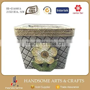Garden Decoration Flower Plant Pot Garden Square Pots thumbnail-1
