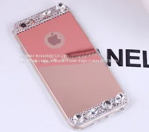 Luxury Diamond Mobile Phone Cases for IPhone7/7Plus/6/6s/6plus/6splus Mirror Surface Cell Phone Case Silicone Soft Cover thumbnail-5