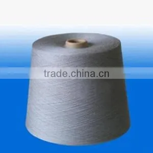 Factory Price Grey Viscose Spun Yarn Bamboo Charcoal Yarn 20s for Weaving thumbnail-1