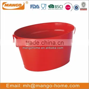 Colorful Stainless Steel Handle Metal Champagne Bucket thumbnail-5