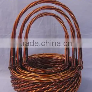 Brown Willow/wicker Baskets for Wholesale thumbnail-1