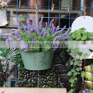 Colorful Home Decoration Flower Pot Metal Garden Planter thumbnail-1