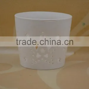 Bisque Firing Ceramic Tealight Candle Holder for Decoration thumbnail-4
