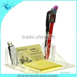 2015 Hot Sale Black Acrylic Business Card Holder thumbnail-3
