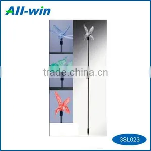 Garden Use High Quality Plug-in Type Windmill Shape Solar LED Garden Light thumbnail-1