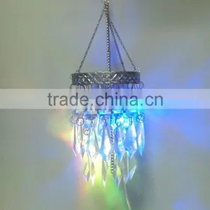 Transparent Acrylic Led Lighting Iron Operated Hanging Lamp Home Decorations thumbnail-1