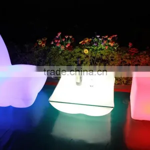 Modern Fashion Design Luxury L Shape Led Bar Sofa, Led Illuminated Furniture thumbnail-5