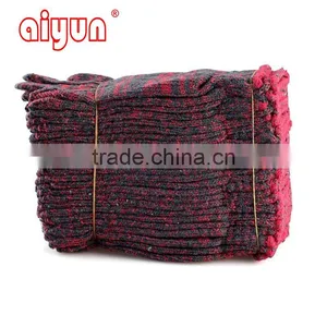 Red Palm Cotton Safety Gloves Working Gloves Safety Gloves Work Gloves Knitted Gloves, Industrial Gloves, Garden Gloves thumbnail-1