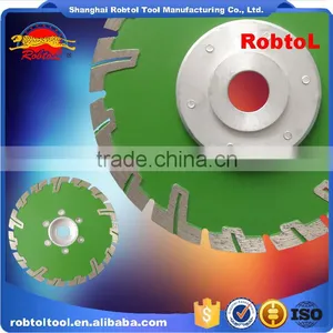 7" 180mm Aluminum Flange Diamond Blade Turbo Deep Tooth Triangle Grinding Wheel Stone Tile Saw Blade Cutting Marble Abrasive thumbnail-2