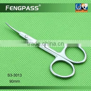 S3-3013 99mm 2CR13 Stainless Steel With Beauty Girl Stainless Steel Make Up Scissors thumbnail-1