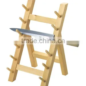 Wooden Made Japanese Knife Rack Knife Hanger Knife Display Tool thumbnail-1