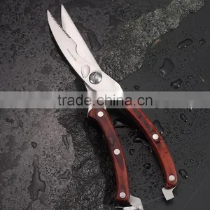 Wood Handle Professional Poultry Shears thumbnail-1