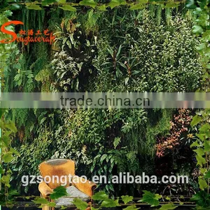 Competitive From SongTao Wholesale Vertical Artificial Plant Wall Plastic Green Wall thumbnail-1