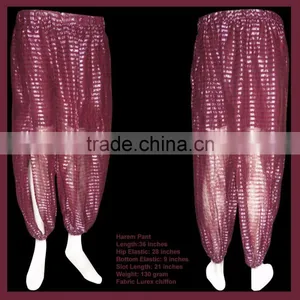 Belly Dance Harem Pant Made of Lurex Chiffon thumbnail-4