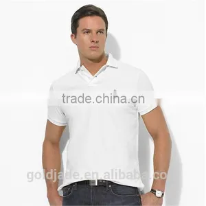 100%cotton Embroidered Short Sleeves Polo t Shirt for Men Polo Shirts Customized Logo thumbnail-5