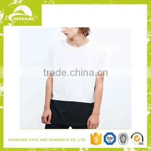 2015 OEM Factory Hot Selling 100% Cotton Men's Extended T Shirt thumbnail-1