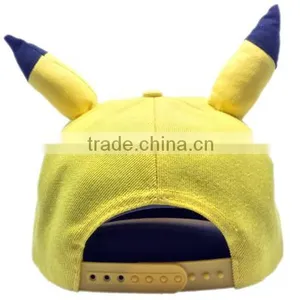 Wholesale Cheap Custom Crazy Party Funny Embroidery 5 Panel Pokemon Hat thumbnail-3