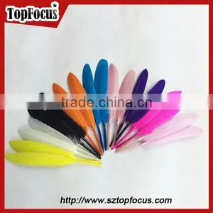Best Selling High Quality Dyed Material Goose Feather Price Trim thumbnail-3