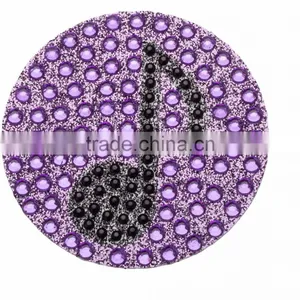 Ice Cream Rhinestone Sticker Custom Bling Design Gemstone Sticker With Glitter Self Adhesive PET Film For Hot Sale thumbnail-6