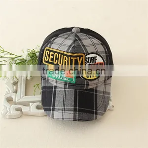 Girls and Boys Mesh Back Trucker Cap Gold Embroidery Hat Baby Boy Summer Hat thumbnail-1