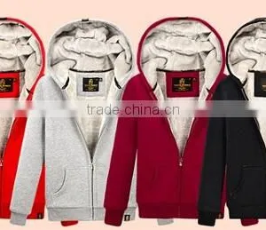 2017 New Product Hot Style Women Plain Zipper Hoody thumbnail-1