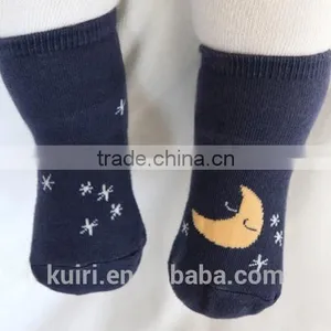 Children Cute Socks Baby AB Kids Cloud Moon Socks Baby Rubber Slip-resistant Floor Socks thumbnail-1