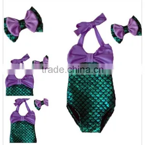 S64833A 2016 New Style Kids Mermaid Bathing Suit Girls Swimsuit thumbnail-2