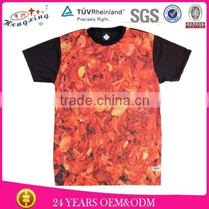 Plain t Shirts for Printing/full Print t Shirt/t Shirts for Sublimation Printing thumbnail-1