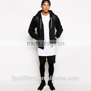 China Apperal Wholesale Men Clothing Blank High Quality Longline Tall Men's Cotton t Shirts thumbnail-4