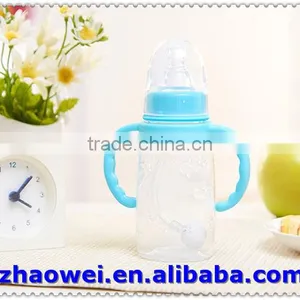 Food Standard Silicon Baby Bottle With Handle thumbnail-3