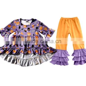 Wholesale Baby Girls Boutique Remake Clothing Set Boutique Halloween Outfit Children Clothes thumbnail-1
