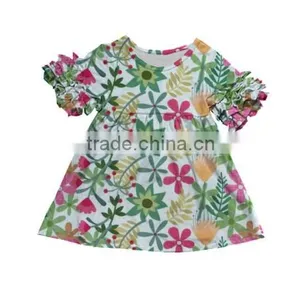Hot Popular Kids Girls New Brand Name Casual Cotton Baby Girl Frock Designs Dress thumbnail-1