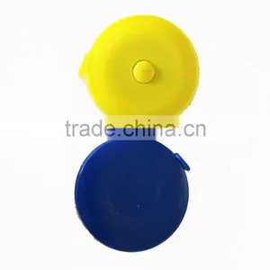 150cm 60 Inch Cute Multicolor Mini Sewing Cloth Tailor Fabric Metric Inch Retractable Measuring Tape, PVC Measuring Tape thumbnail-1
