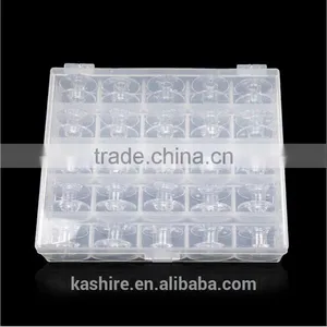 25 Pieces Sewing Machine Bobbins With Clear Box thumbnail-2