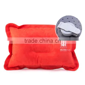 2016 Hot Sales Promotion Mini Travel Pillow Ultralight Portable Air Inflatable Suede Outdoor CampingTravel Soft Pillow thumbnail-5